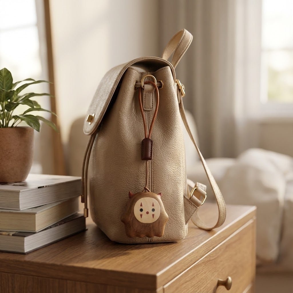 Playful wooden charms from the Little Companions collection for everyday carry