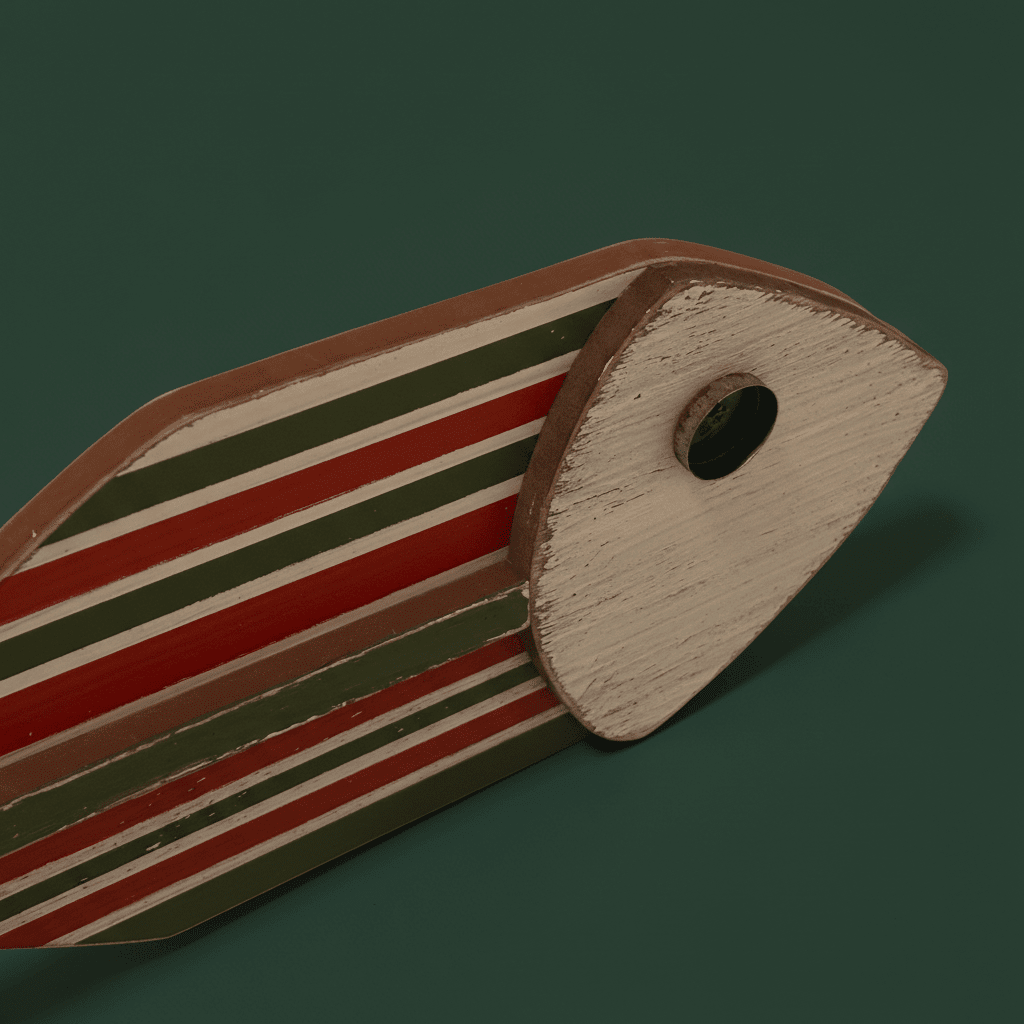 Mediterranean-style wooden fish wall decor with a stylish design